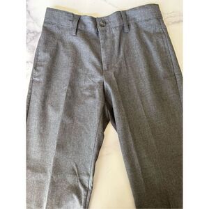 Cat & Jack size 8 dark grey dress formal pants pleated adjustable waist